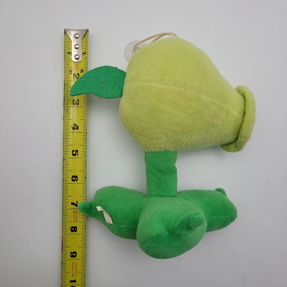 Plants Vs Zombies Linxin Peashooter Rare Tush Plush Rare W/ Suction Cup